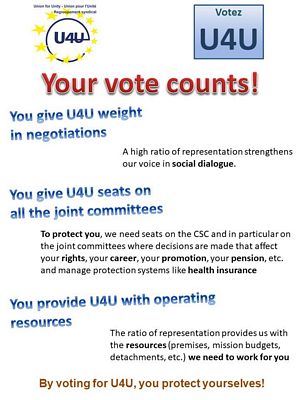 Pourquoi voter pour U4U