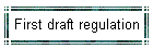 First draft regulation